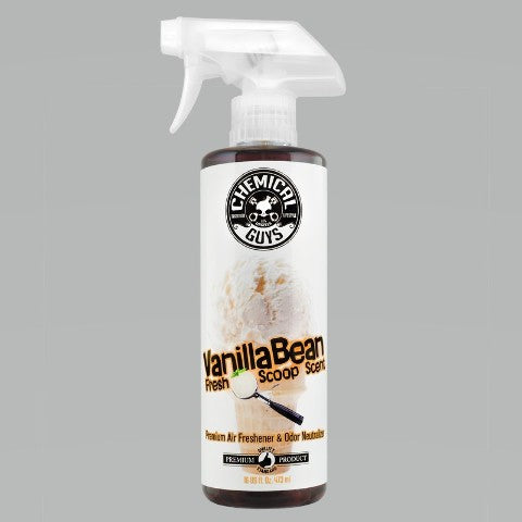 Chemical Guys Vanilla Bean Air Freshener & Odor Eliminator - 16oz (P6)