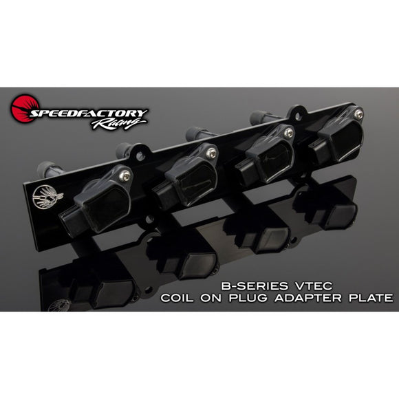 SpeedFactory Black B-Series VTEC Coil On Plug Adapter Plate SF-02-002 - HPTautosport
