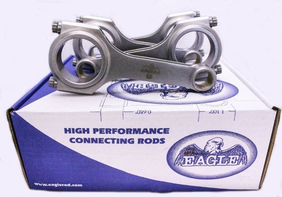 Eagle H-Beam Rods for Mitsubishi 4G63 1st Gen 6 Bolt 21mm Pins CRS5900MA3D