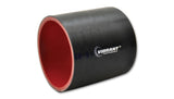 Vibrant 2718B 4 Ply Silicone Sleeve - 4" I.D. x 3" Long Black 2718