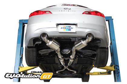 GReddy GT 304SS Cat-Back Exhaust for 07-14 Infiniti G37 Evolution (RWD ONLY)