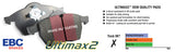 EBC Mini Hardtop 1.6 Ultimax2 Front Brake Pads for 02-03