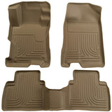 Husky Liners (4DR) WeatherBeater Combo Tan Floor Liners for 06-11 Honda Civic