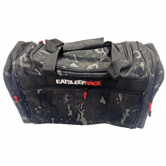 Drag Cartel- Eat Sleep Race  Medium Camo Duffle Bag