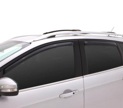AVS Ventvisor In-Channel Front & Rear Window Deflectors 4pc - Smoke for 15-18 Ford Edge