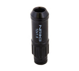 NRG Innovations M12 x 1.5 Steel Lug Nut w/ dust cap cover Set 21 pc Black w/ locks & lock socket LN-LS700BK-21