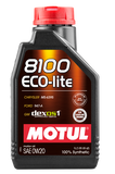 Motul 1L Synthetic Engine Oil for 8100 0W20 ECO-LITE