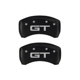 MGP 4 Caliper Covers Engraved Front & Rear Oval logo/Ford Red finish silver