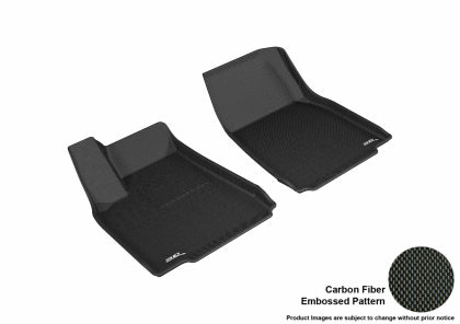 3D MAXpider Kagu 1st Row Floormat - Black for 2016-2020 Tesla Model X
