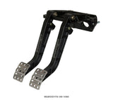 Wilwood Adjust-Tandem Dual Pedal-Brake/Clutch-Fwd.Swing Mount-6.25:1-Blk E-Coat