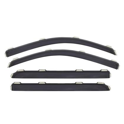 AVS Front & Rear Window Deflectors 4pc - Smoke for 13-18 Hyundai Santa Fe (Excl. XL Model) Ventvisor