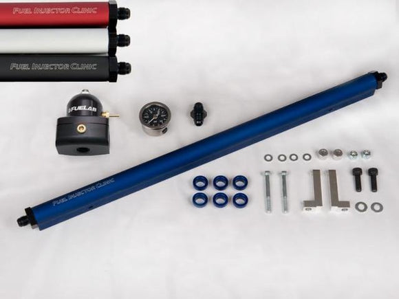 Fuel Injector Clinic Fuel Kit W-8 Inlet&-6 Return Fitting for Toy Supra 2JZ-GTE