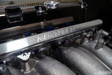 K-Tuned Center Feed Fuel System with Brushed Aluminum Fuel Rail