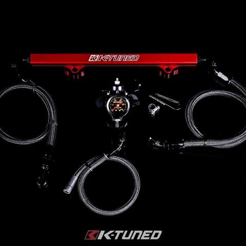 K-Tuned 6AN Fuel Sys. used with OEM Fuel Filter/Silver Rail/FPR/Gauge/Wrench