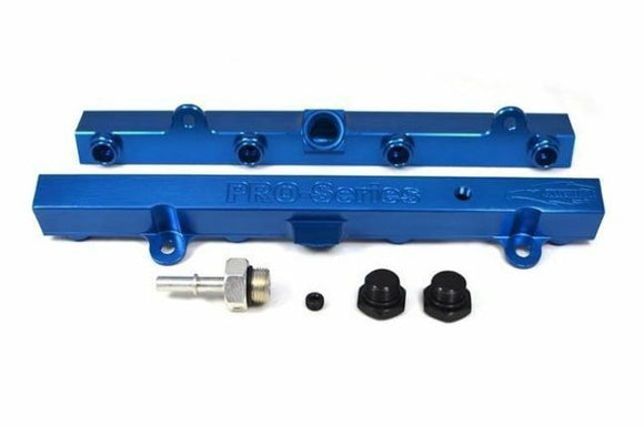 Golden Eagle MFG K20 K24 Tri-Flow Fuel Rail Civic K20 K24 (Blue)