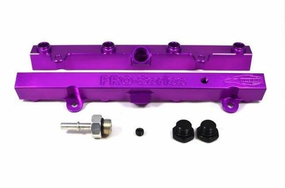 Golden Eagle MFG K20 K24 Tri-Flow Fuel Rail Civic K20 K24 (Purple)