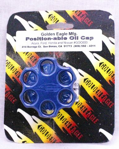 Golden Eagle Billet Oil Cap 88-12 HONDA/ACURA CIVIC INTEGRA RSX S2K CRX Blue