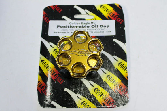 Golden Eagle Billet Oil Cap 88-12 HONDA/ACURA CIVIC INTEGRA RSX S2000 CRX Gold