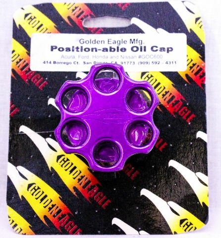 Golden Eagle Billet Oil Cap 88-12 HONDA/ACURA CIVIC INTEGRA RSX S2K CRX Purple