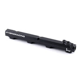 Hybrid Racing Aluminum Black Fuel Rail for Acura / Honda B Series & Unviersal