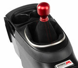 Hybrid Racing Alcantara Shift Boot  Red (02-06 Acura RSX)