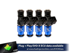 Fuel Injector Clinic 1650cc Fuel Injector Set (High-Z) for FIC Mitsubishi Evo X