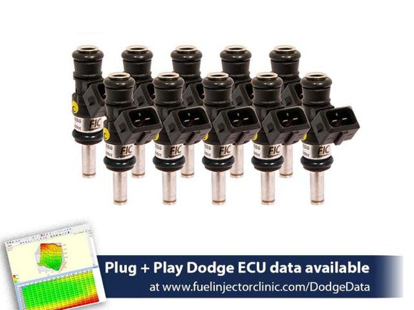 Fuel Injector Clinic 1200cc FIC Fuel Injector Set for Dodge Viper ZB1 ('03-'06)