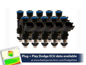 Fuel Injector Clinic 650cc FIC Set for Dodge Viper ZB2 ('08-'10) VX1 ('13-'17)