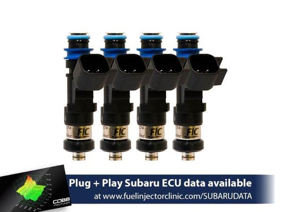 Fuel Injector Clinic 1000cc Fuel Injector Set for Subaru WRX('02-'14)/STi ('07+)