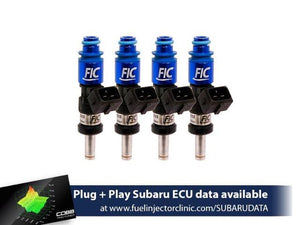 Fuel Injector Clinic 1200cc F Injector Set for Subaru WRX('02-'14)/Sti ('07+)