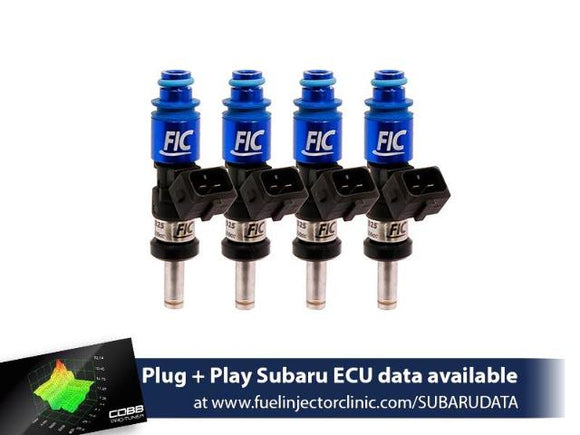 Fuel Injector Clinic 1200cc F Injector Set for Subaru WRX('02-'14)/Sti ('07+)