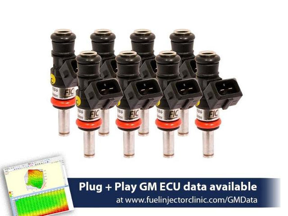 Fuel Injector Clinic 1200cc FIC Set for LS3,LS7,LSA,L76,L92,&L99 engines