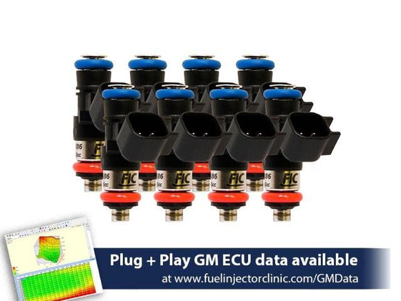 Fuel Injector Clinic 1650cc FIC Fuel Injector Set for LS3,LS7, L76,92&99 engines