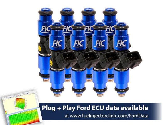 Fuel Injector Clinic 1200cc Fuel Injector Set for Mustang GT (87-04)/Cobra 93-98