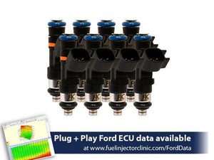 Fuel Injector Clinic 1000cc Fuel Injector Set for Ford Shelby GT500 07-14
