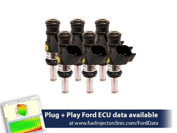 Fuel Injector Clinic 1440cc FIC Fuel Injector Set for Ford Mustang V6 2011-2017