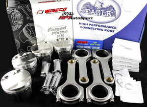 Wiseco Piston & Eagle Rod Combo for Honda Acura B18 B20 w/ Vtec Head LS VTEC 81mm