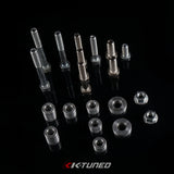 K-Tuned A/C & P/S Eliminator Pulley Kit (BLACK) for Honda/Acura K20 K24 Engines