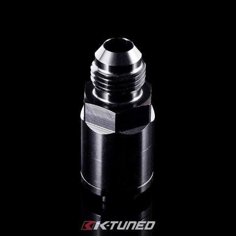 K-Tuned 5/16 EFI to 6AN Fitting - Threaded Locking Clip - KTD-516-EFI