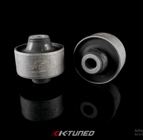 K-Tuned Front Compliance Bushings (Rubber)-RSX/EP3/EM2 - KTD-FCB-RCE
