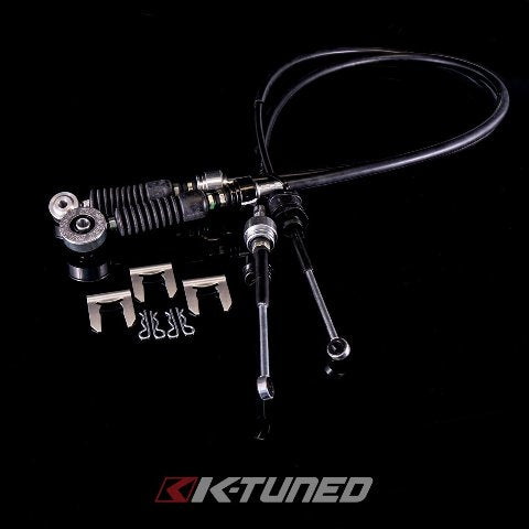 K-Tuned H/F Series Shifter Cables with Billet Bracket H22A KTD-H22-OEM