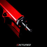 K-Tuned K-Series Fuel Rail (Blue) w/Center Mount Gauge and IAA-KTD-KRL-G30