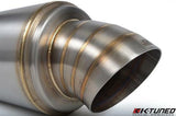 K-Tuned Turndown (Dolphin Tail) Tip Universal Stainless Steel Muffler 3"