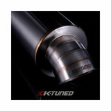 K-Tuned Turndown (Dolphin Tail) Tip Universal Stainless Steel Muffler 3"