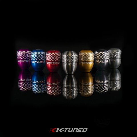 K-Tuned Billet Shift Knob - Stainless Weighted-KTD-SFT-KNW