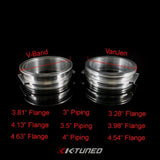 K-Tuned 90mm TB Inlet (2019 Version) - 4" HD / Vanjen Clamp - KTD-TB9-HD5