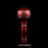 K-Tuned TR3 Shift Knob - Silver Tall 5 Speed - KTD-TR3-ST5
