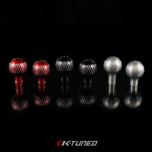 K-Tuned TR3 Shift Knob - Silver Tall 5 Speed - KTD-TR3-ST5