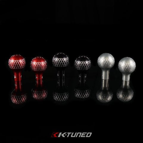 K-Tuned TR3 Shift Knob - Silver Tall 5 Speed - KTD-TR3-ST5