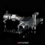 K-Tuned NEW - K24 Upper Coolant Housing w/o Filler Neck - Incl Hose End and 16AN